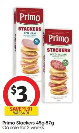 Coles Primo Stackers offer