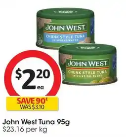 Coles John West Tuna offer
