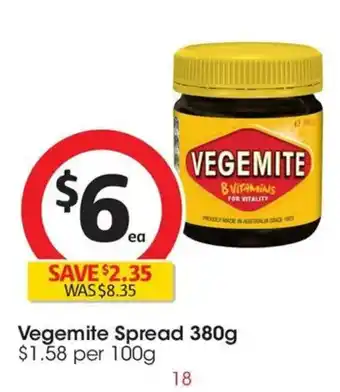 Coles Vegemite Spread offer