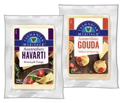 IGA Tasmanian Heritage Cheese Selected Varieties offer