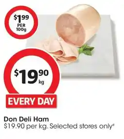 Coles Don Deli Ham offer