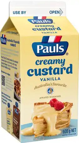 IGA Pauls Vanilla Custard Selected Varieties offer