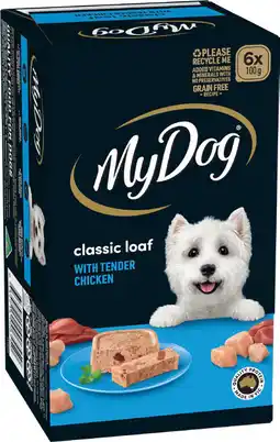 IGA My Dog Wet Dog Food Selected Varieties offer