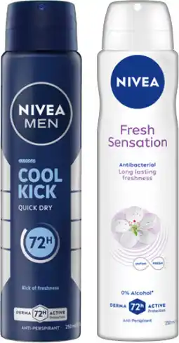 IGA Nivea Anti‑perspirant Deodorant Selected Varieties offer