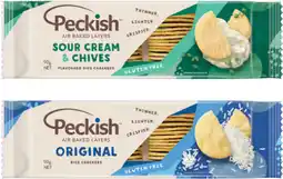 IGA Peckish Rice Crackers Selected Varieties offer