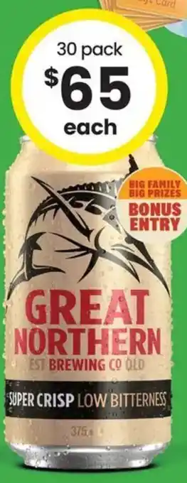 Great Northern Super Crisp Block Cans