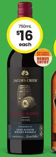 The Bottle O Jacob's Creek Double Barrel offer