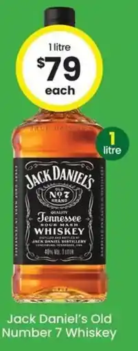 The Bottle O Jack Daniel's Old Number 7 Whiskey offer