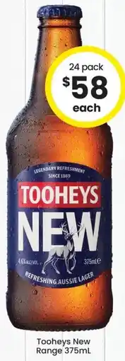 The Bottle O Tooheys New Range offer