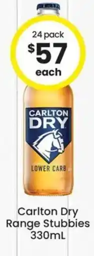 The Bottle O Carlton Dry Range Stubbies offer