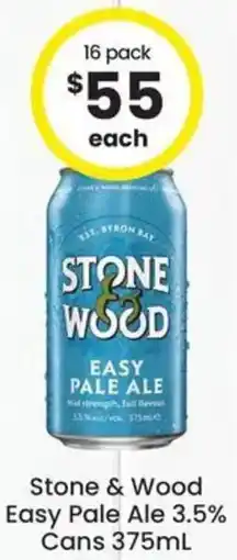 The Bottle O Stone & Wood Easy Pale Ale 3.5% Cans offer
