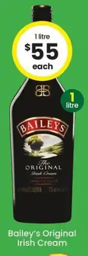 The Bottle O Baileys Original Irish Cream offer