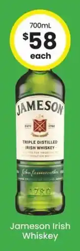 The Bottle O Jameson Irish Whiskey offer