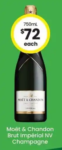 The Bottle O Moët & Chandon Brut Impérial NV Champagne offer