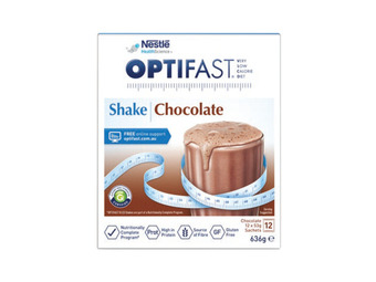 Terry White Optifast vlcd shake chocolate 53g 12 pack offer