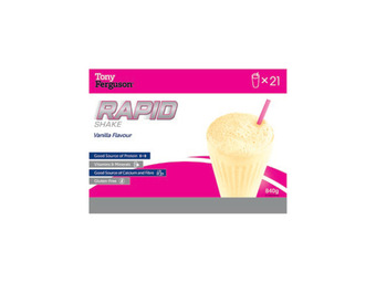 Terry White Tony ferguson rapid shake vanilla 21 pack offer