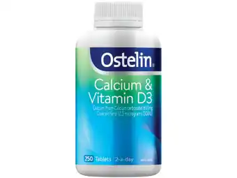 Terry White Ostelin calcium & vitamin d3 250 tablets offer