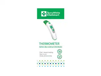 Terry White Terrywhite chemmart infrared forehead & ear thermometer offer