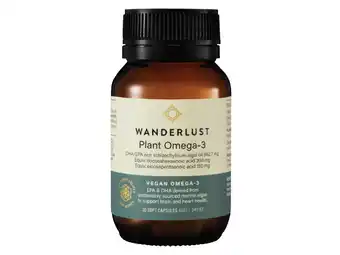 Terry White Wanderlust plant omega-3 30 capsules offer