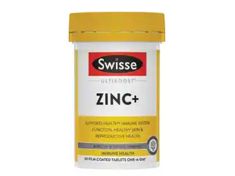 Terry White Swisse ultiboost zinc+ 60 tablets offer