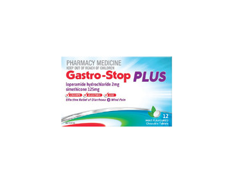Terry White Gastro-stop plus acute diarrhoea relief mint flavoured 12 chewable tablets offer