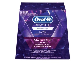 Terry White Oral-b 3d white advance seal strips 14 pack offer