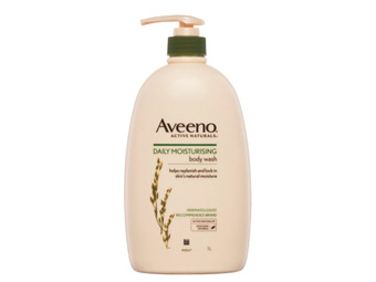 Terry White Aveeno daily moisturising body wash 1 litre offer
