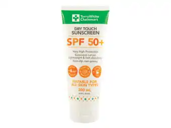 Terry White Terrywhite chemmart sunscreen spf 50+ 200ml offer