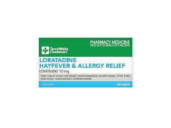Terry White Terrywhite chemmart loratadine 10mg 100 tablets offer
