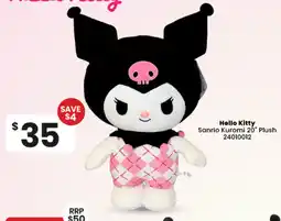 Toymate Hello Kitty Sanrio Kuromi 20 Plush offer