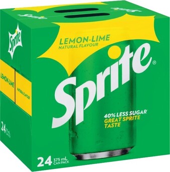 Coles Fanta Orange or Sprite Soft Drink 24x375mL offer