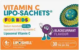 Pharmacy Best Buys Lipo-Sachets Vitamin C For Kids Blackcurrant Flavour Oral Liquid Sachets offer