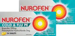Discount Drug Stores Nurofen Cold & Flu PE 24 Tablets offer