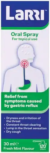 Pharmacy Best Buys Larri Oral Spray Fresh Mint Flavour offer