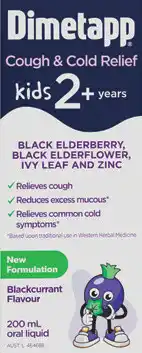 Discount Drug Stores Dimetapp Kids Cough & Cold Relief Kids 2+ Years offer