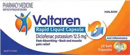 Discount Drug Stores Voltaren Rapid 12.5mg 20 Liquid Capsules offer