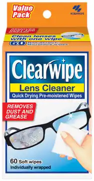 Discount Drug Stores Clearwipe Lens Cleaner Value Pack 60 Wipes offer
