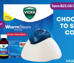 Discount Drug Stores Vicks Warm Steam Vaporiser Unit offer
