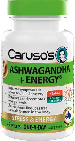 Discount Drug Stores Caruso’s Ashwagandha + Energy 42 Tablets offer
