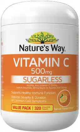 Discount Drug Stores Nature’s Way Vitamin C 500mg 320 Tablets offer