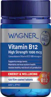Discount Drug Stores Wagner Vitamin B12 High Strength 1000mcg 120 Tablets offer
