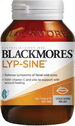 Discount Drug Stores Blackmores Lyp-Sine 100 Tablets offer