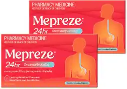 Discount Drug Stores Mepreze 24Hr 20mg 14 Tablets offer