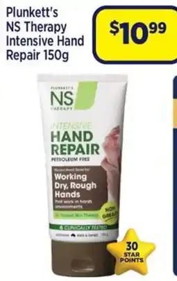 Star Discount Chemist Plunkett's NS Therapy Intensive Hand Repair offer