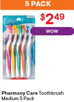Discount Drug Stores Pharmacy Care Toothbrush Medium offer