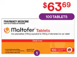 Discount Drug Stores Maltofer Tablets offer