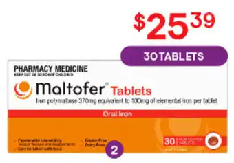 Maltofer tablets 30 tablets