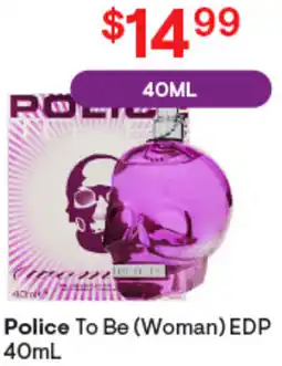 Discount Drug Stores Police To Be (Woman) EDP offer