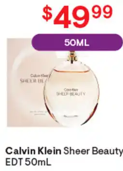 Discount Drug Stores Calvin Klein Sheer Beauty EDT offer