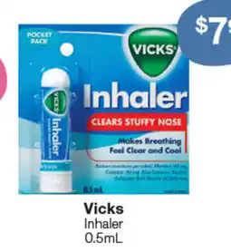 Pharmacy Best Buys VICKS Inhaler offer